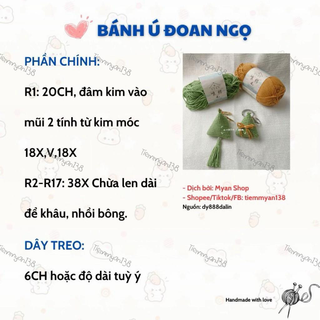 chart móc bánh ú đoan ngọ