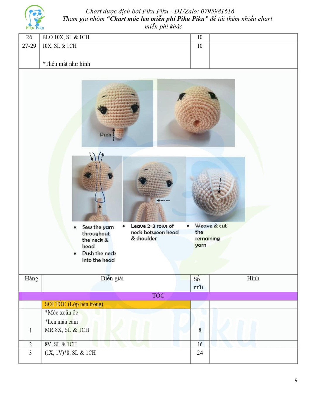 Chart móc búp bê mặc áo đỏ đội mũ màu hồng.