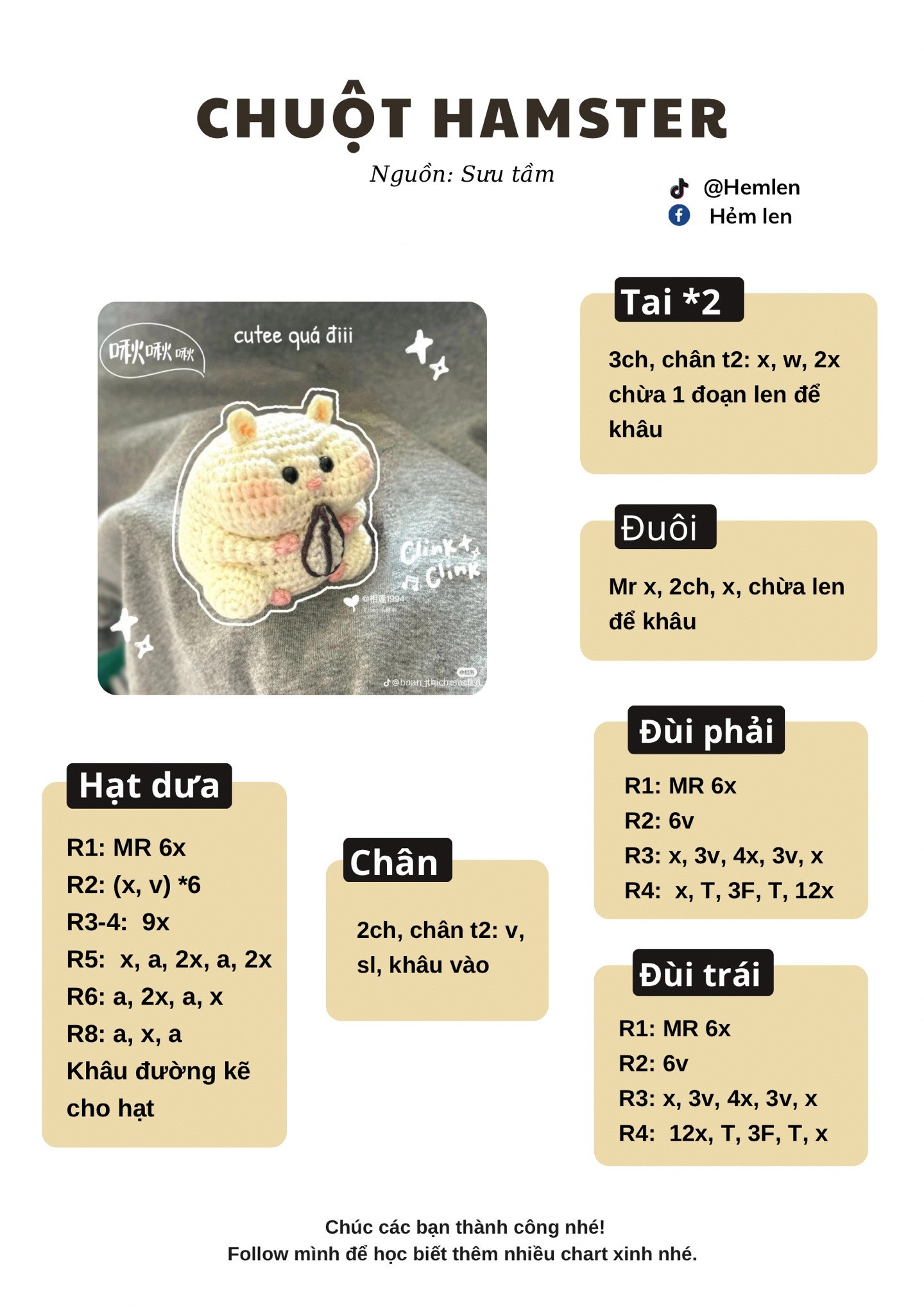 Chart móc chuột hamster