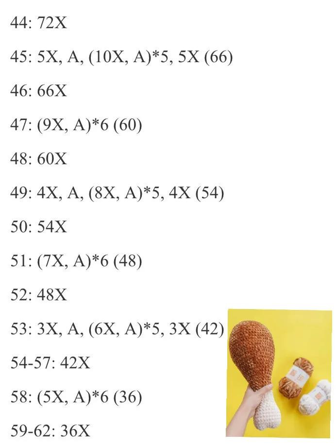 chart móc đùi gà khổng lồ, gối hoa hướng dương, gối cơm nắm,