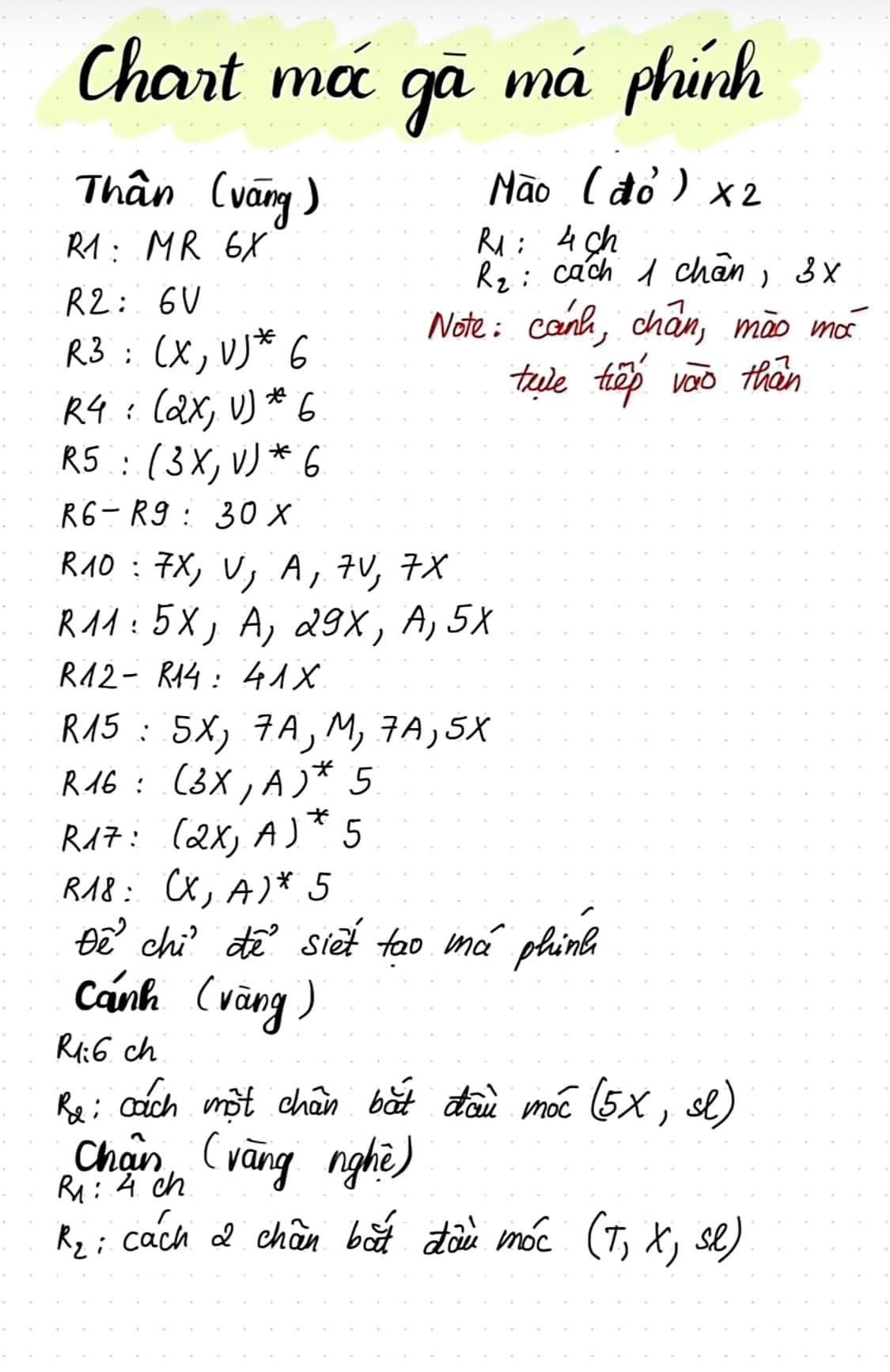 Chart móc gà mà phính nè