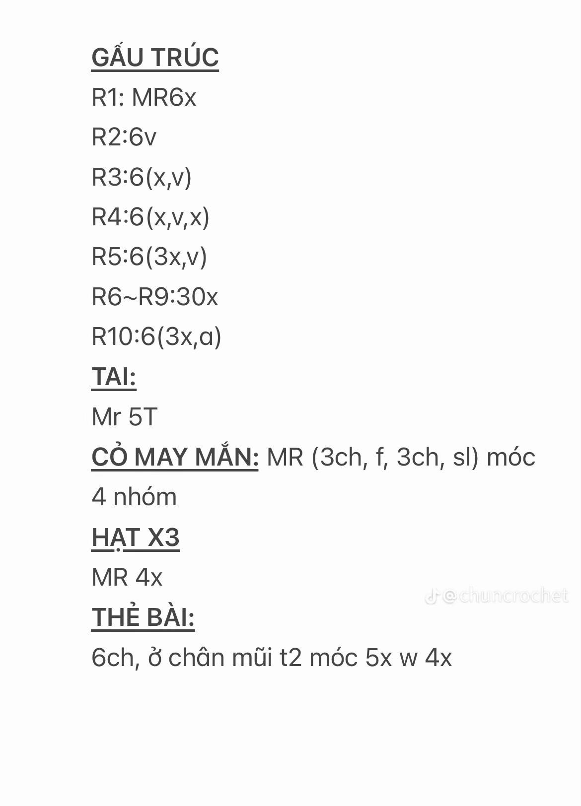 Chart móc khóa gấu trúc