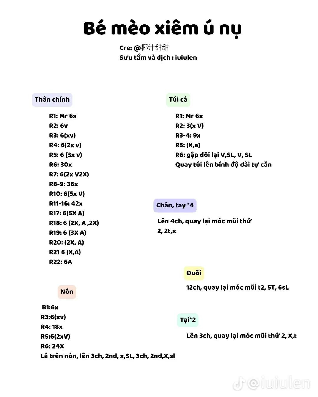 chart móc khóa mèo xiêm ú nụ