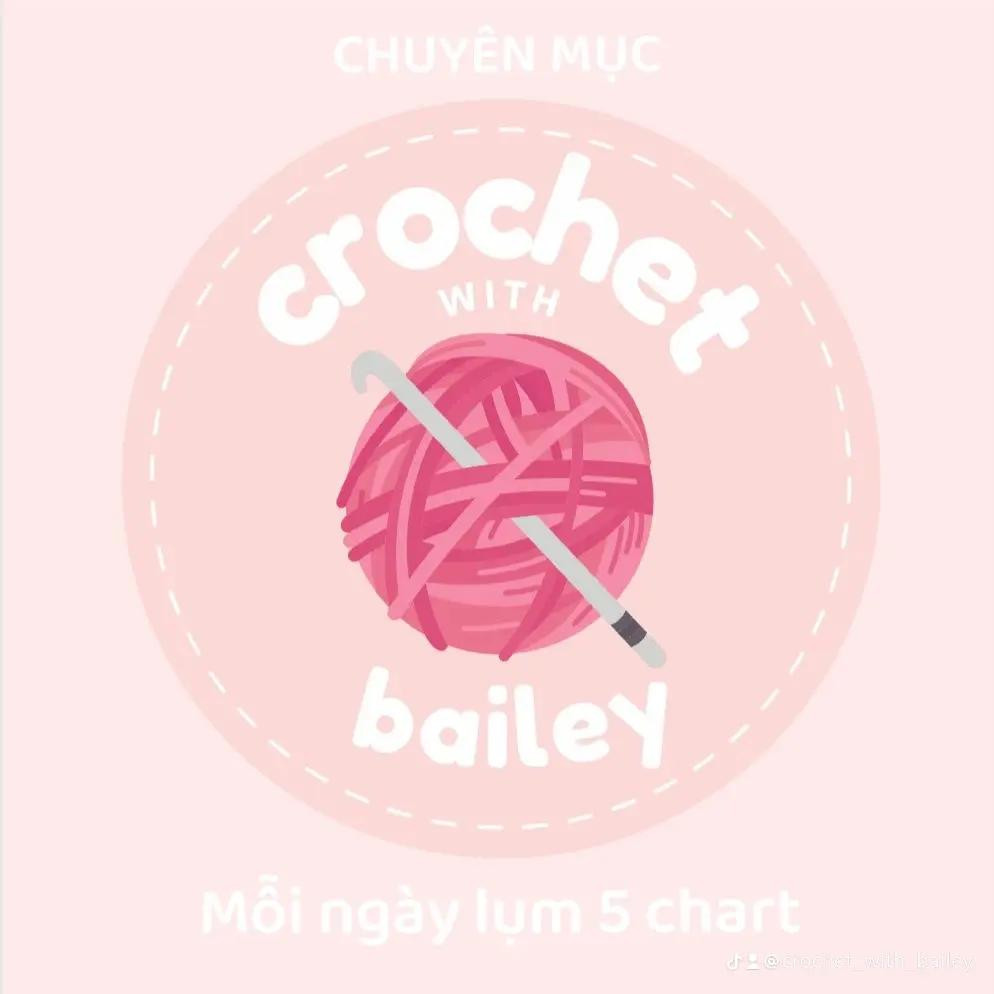 chart móc len bánh rán kitty