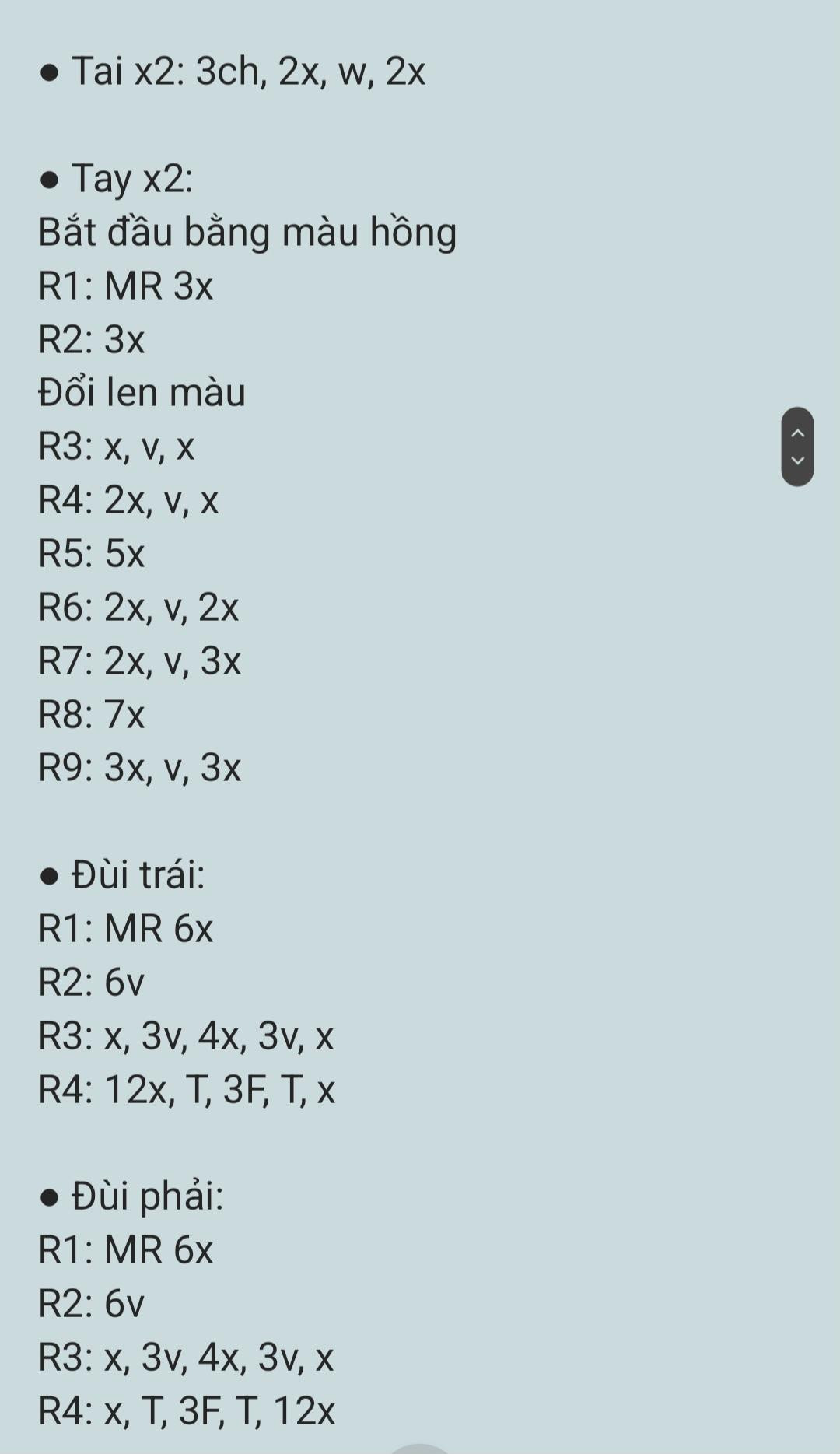 chart móc len Chuột hamster🐭