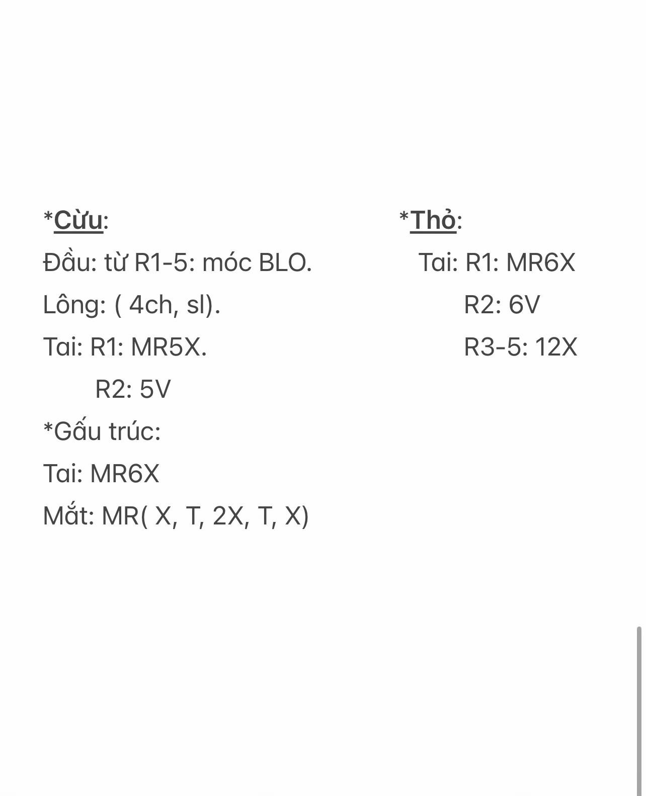 Chart móc len thú mini mèo, gấu, cừu, panda, vịt thỏ,.....