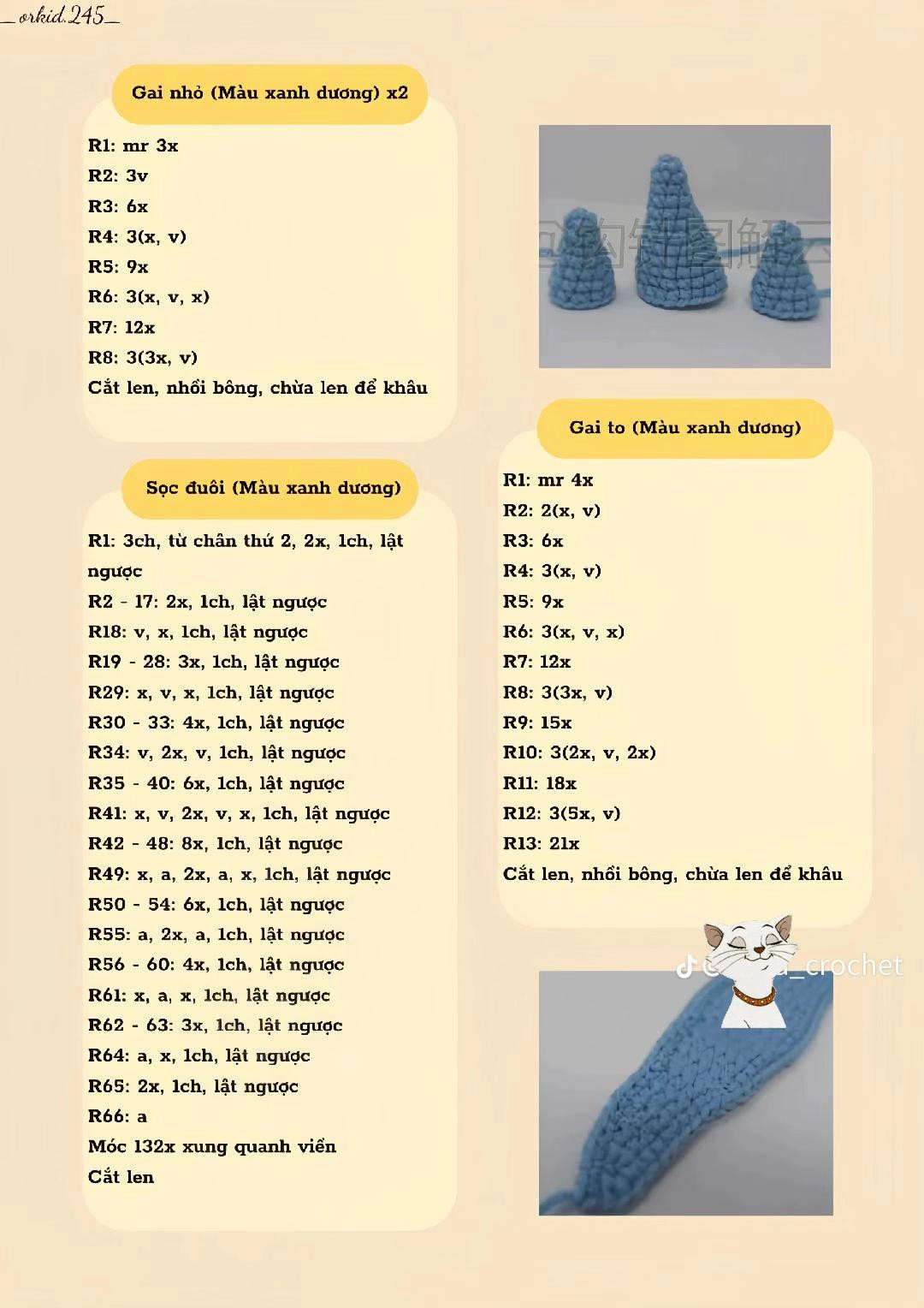 chart sóc cute hướng dẫn chi tiết