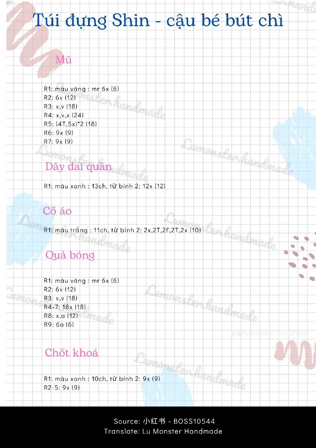 Chart túi đựng shin cậu bé bút chì.