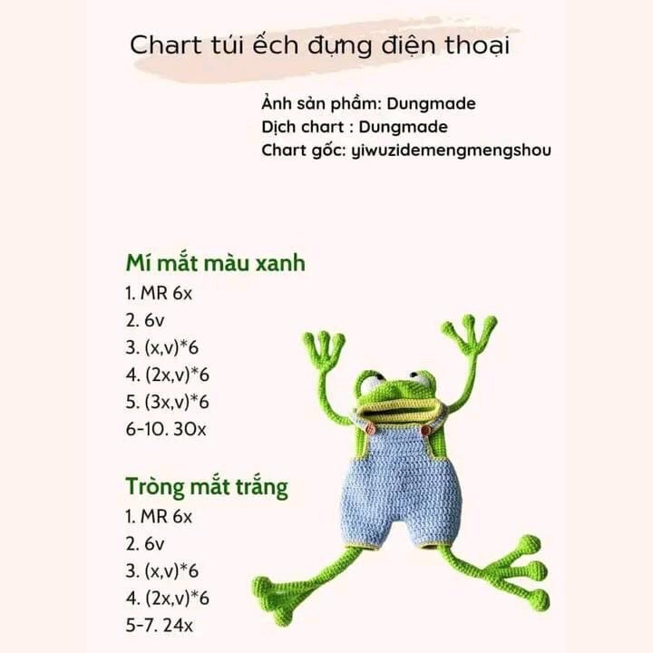 Chart túi ếch đựng điện thoại