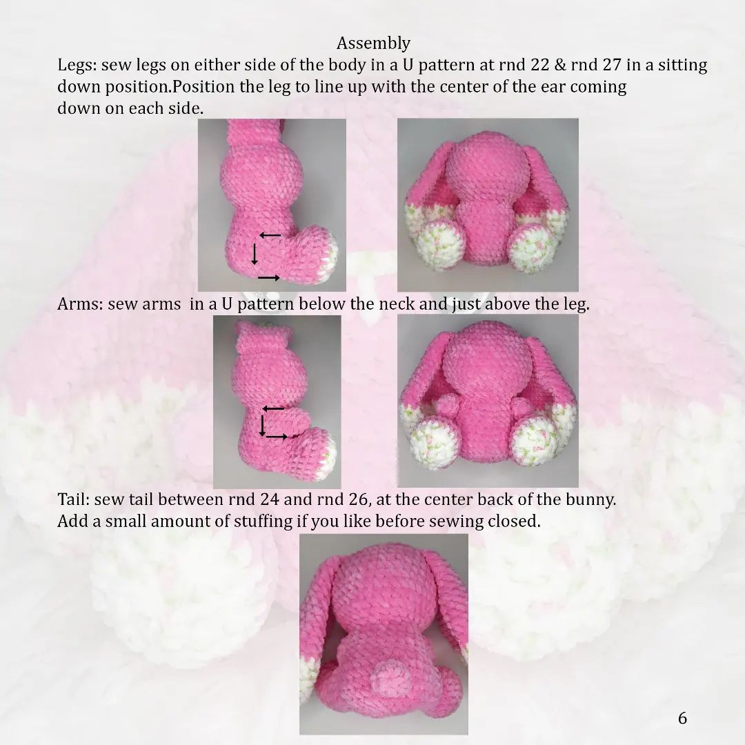 chibi bunny free pattern