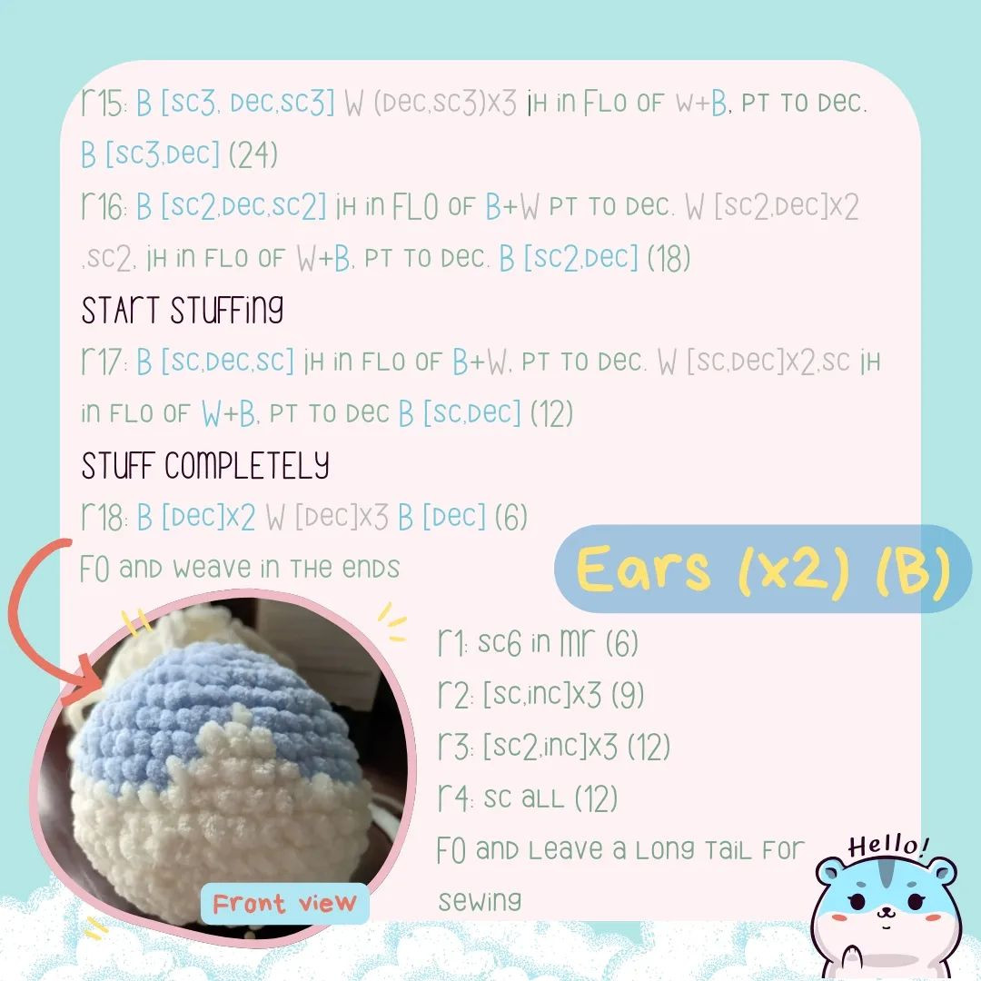 Chip the Cheeky Hamster free Pattern! + tester appreciation 💙🐹