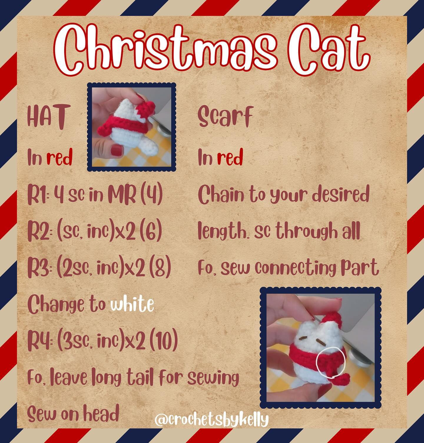 christmas cat free pattern