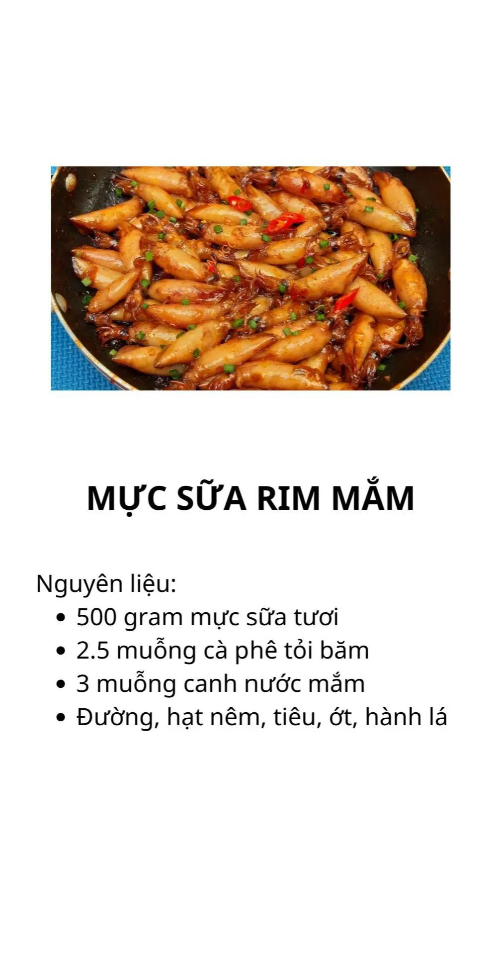 Công thức 5 món ăn hằng ngày thơm ngon dễ làm: Sườn kho tiêu, mực sữa rim mắm, ba chi kho dưa chua, kho quẹt, cá bông lau kho tộ,