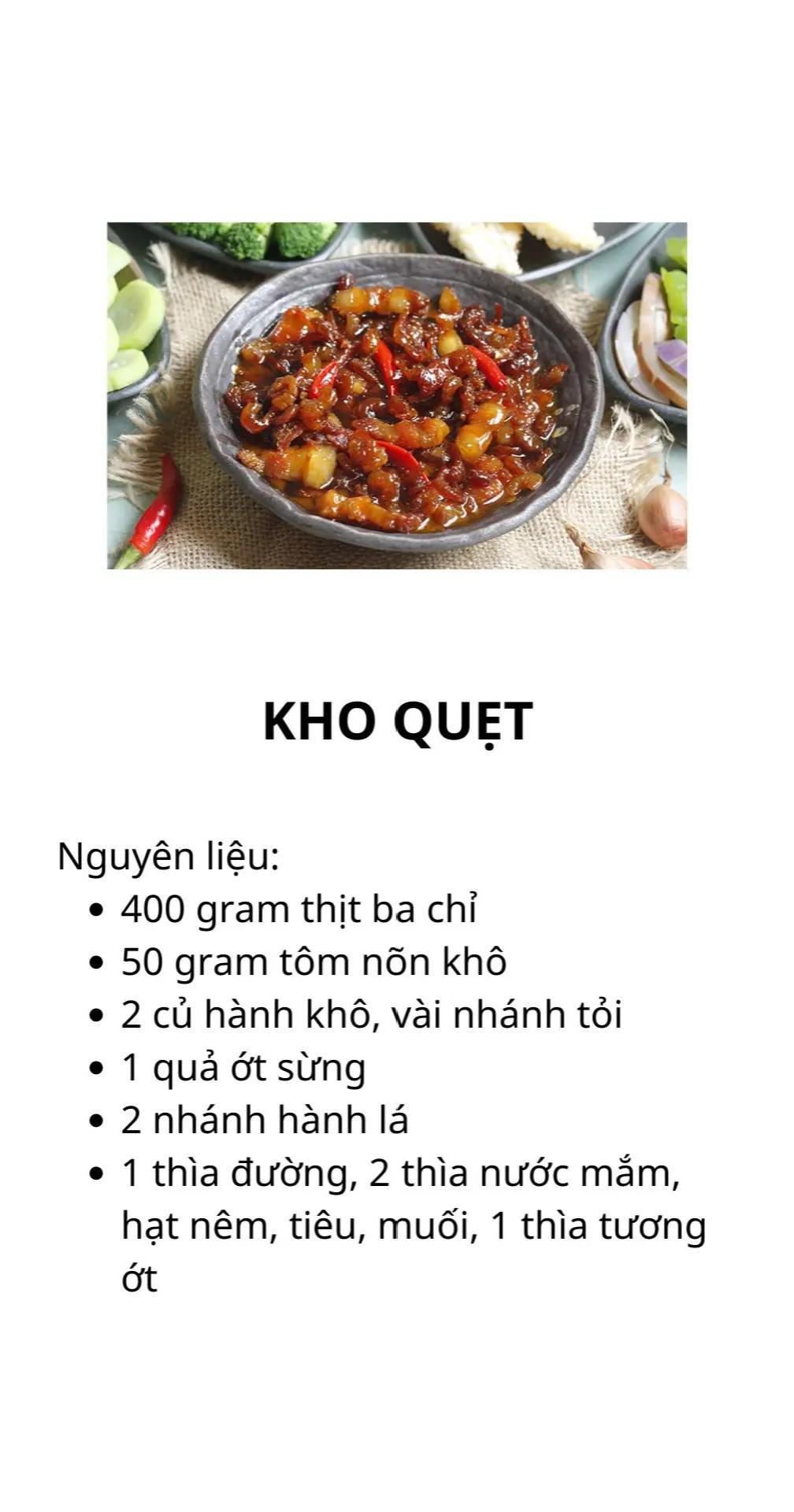 Công thức 5 món ăn hằng ngày thơm ngon dễ làm: Sườn kho tiêu, mực sữa rim mắm, ba chi kho dưa chua, kho quẹt, cá bông lau kho tộ,