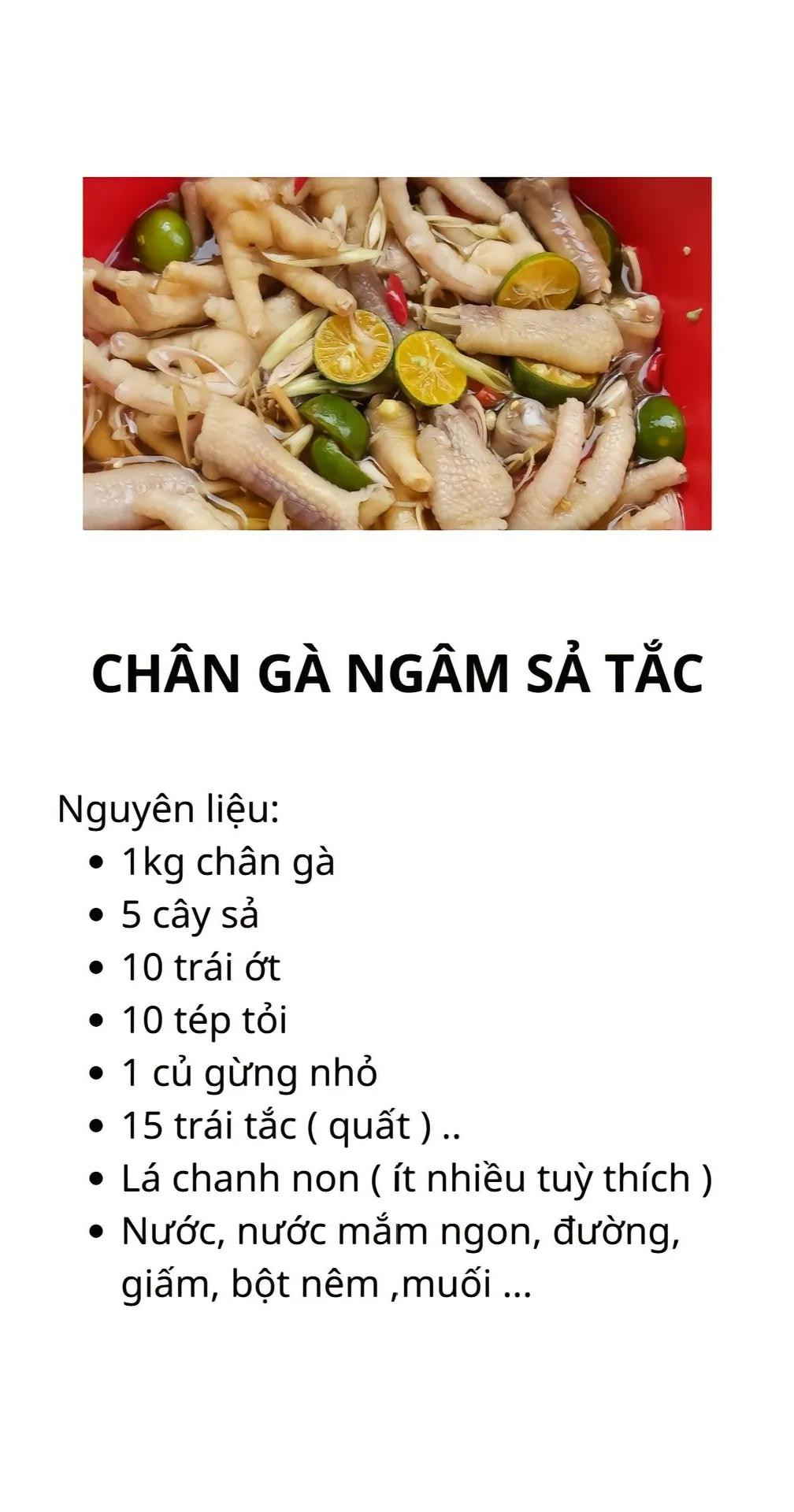 công thức 5 món nộm gỏi đơn giản dễ làm: chân gà ngâm sả tắc, gỏi rau muốn thịt bò, gỏi sứa xoài xanh, gỏi đu đủ tôm thịt, gỏi tép đồng,