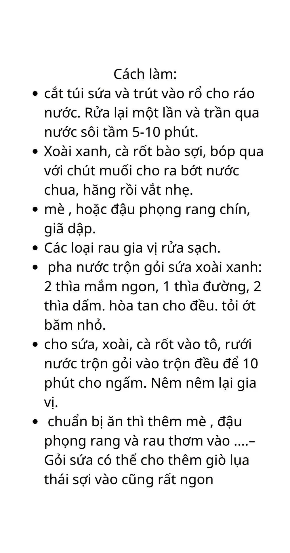 công thức 5 món nộm gỏi đơn giản dễ làm: chân gà ngâm sả tắc, gỏi rau muốn thịt bò, gỏi sứa xoài xanh, gỏi đu đủ tôm thịt, gỏi tép đồng,