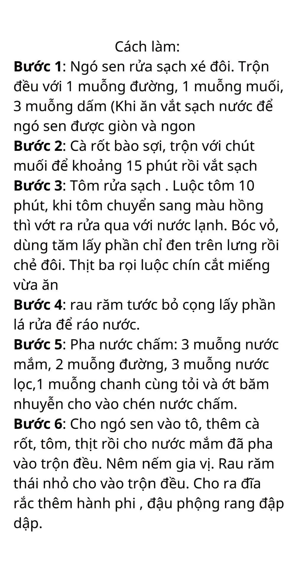 công thức 5 món nộm gỏi đơn giản dễ làm phần 2: gỏi tai heo dưa leo, gỏi mực chua cay, gỏi ngó sen tôm thịt. gỏi hảu, gỏi bò tái chanh,