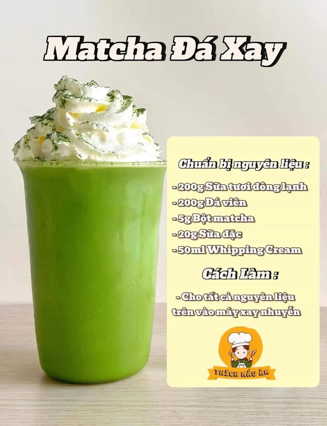 công thức bạ hà đá xay, matcha đá xay, việt quất đá xay, socola đá xay, xoài đá xay, cafe đá xay, oreo đá xay