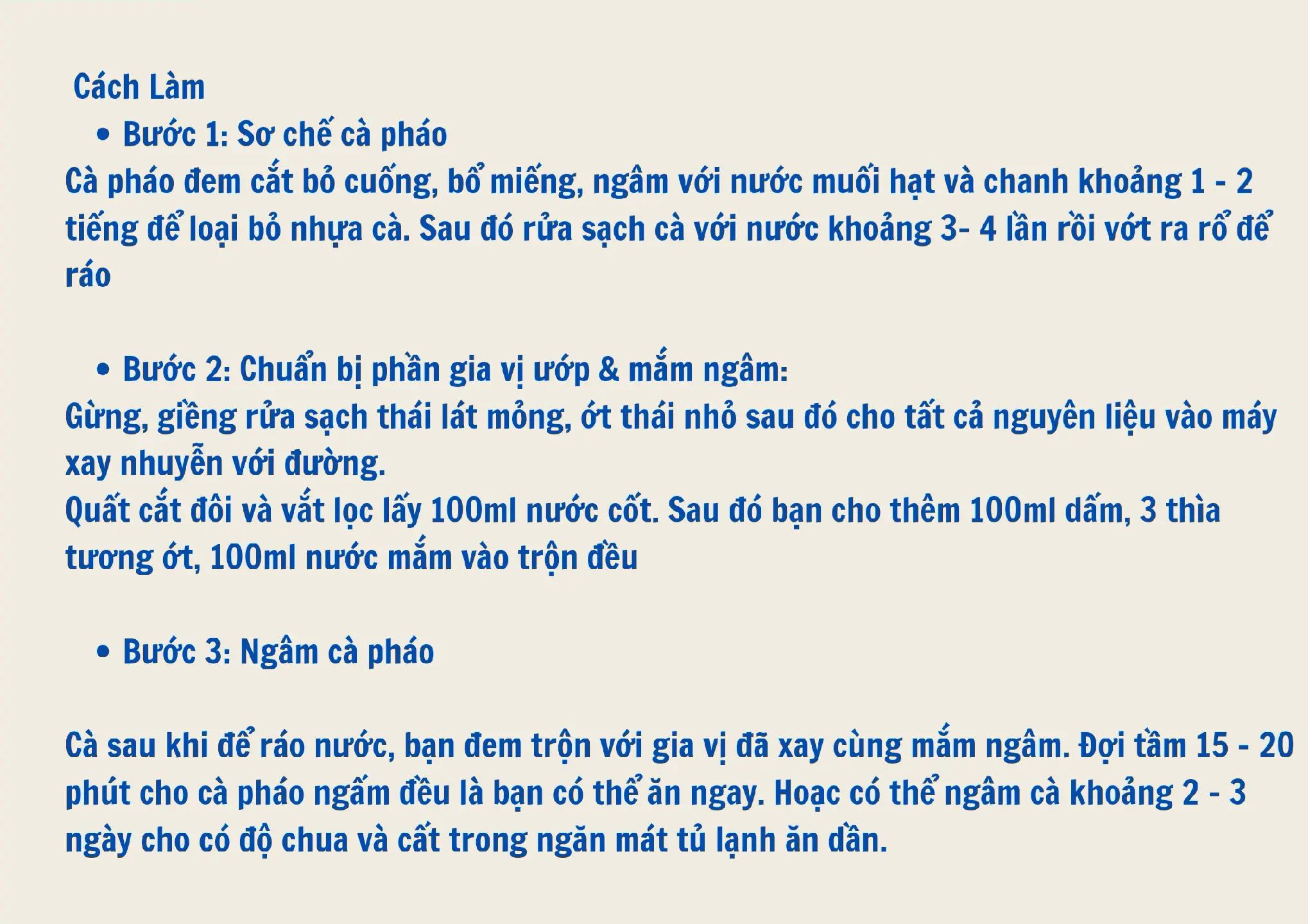 công thức cà pháo muối xổi trắng giòn ngon ngày hè