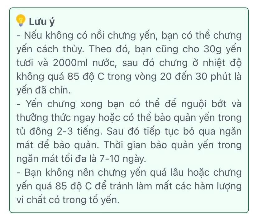 Công thức canh chưng tổ yến đường phèn, cách làm yến chưng táo đỏ đường phèn, Cách chưng yến đường phen hạt sen,