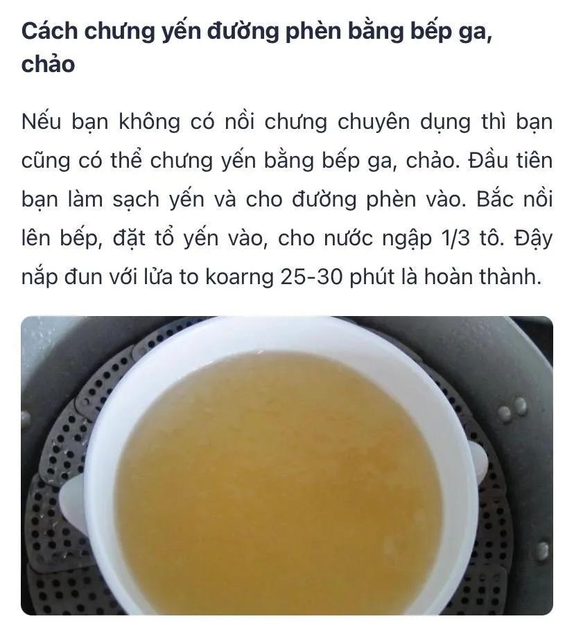 Công thức canh chưng tổ yến đường phèn, cách làm yến chưng táo đỏ đường phèn, Cách chưng yến đường phen hạt sen,