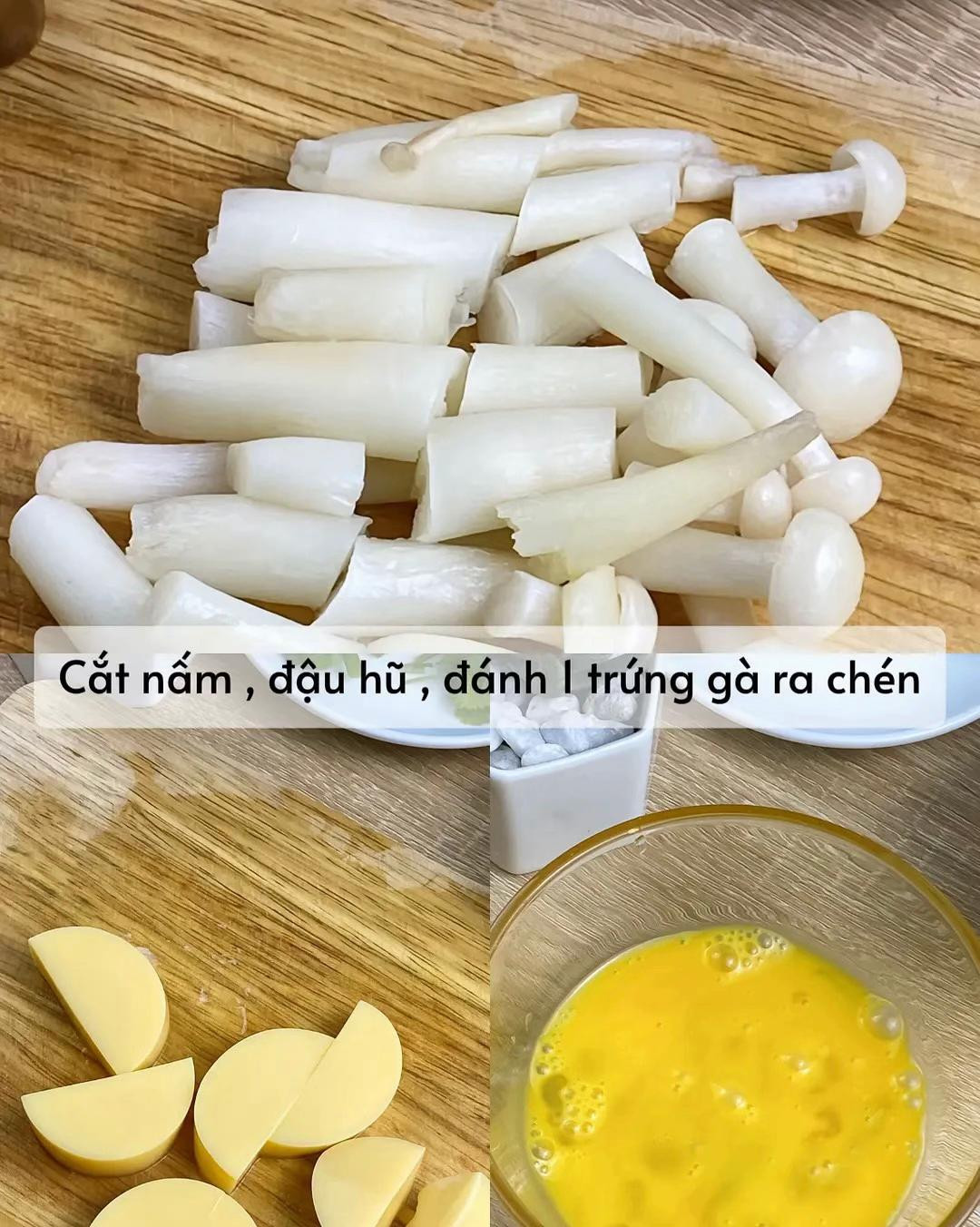 Công thức canh mây mấy trắng vườn hồng.