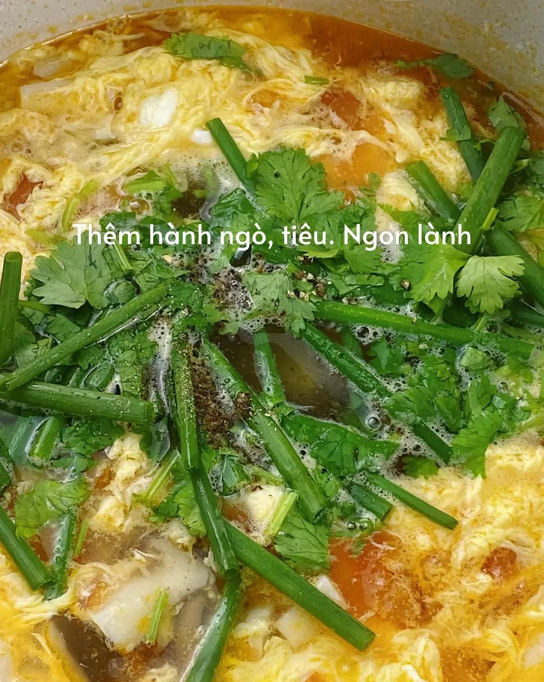 Công thức canh mây mấy trắng vườn hồng.