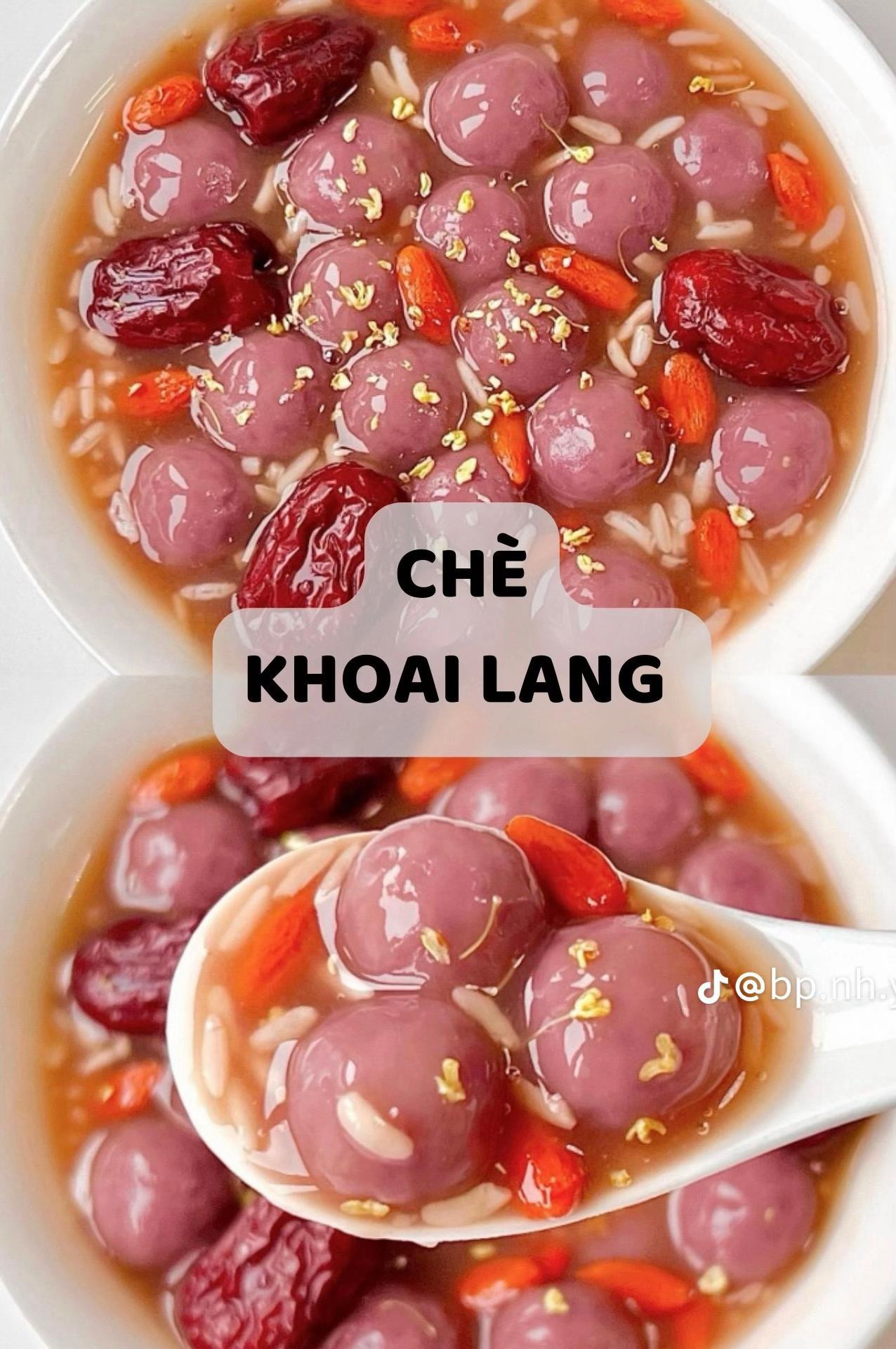 công thức chè cho chị em ngày dâu, chè khoai lang, chè gừng sago, súp dâu tremella, chè đậu đỏ bí ngô.