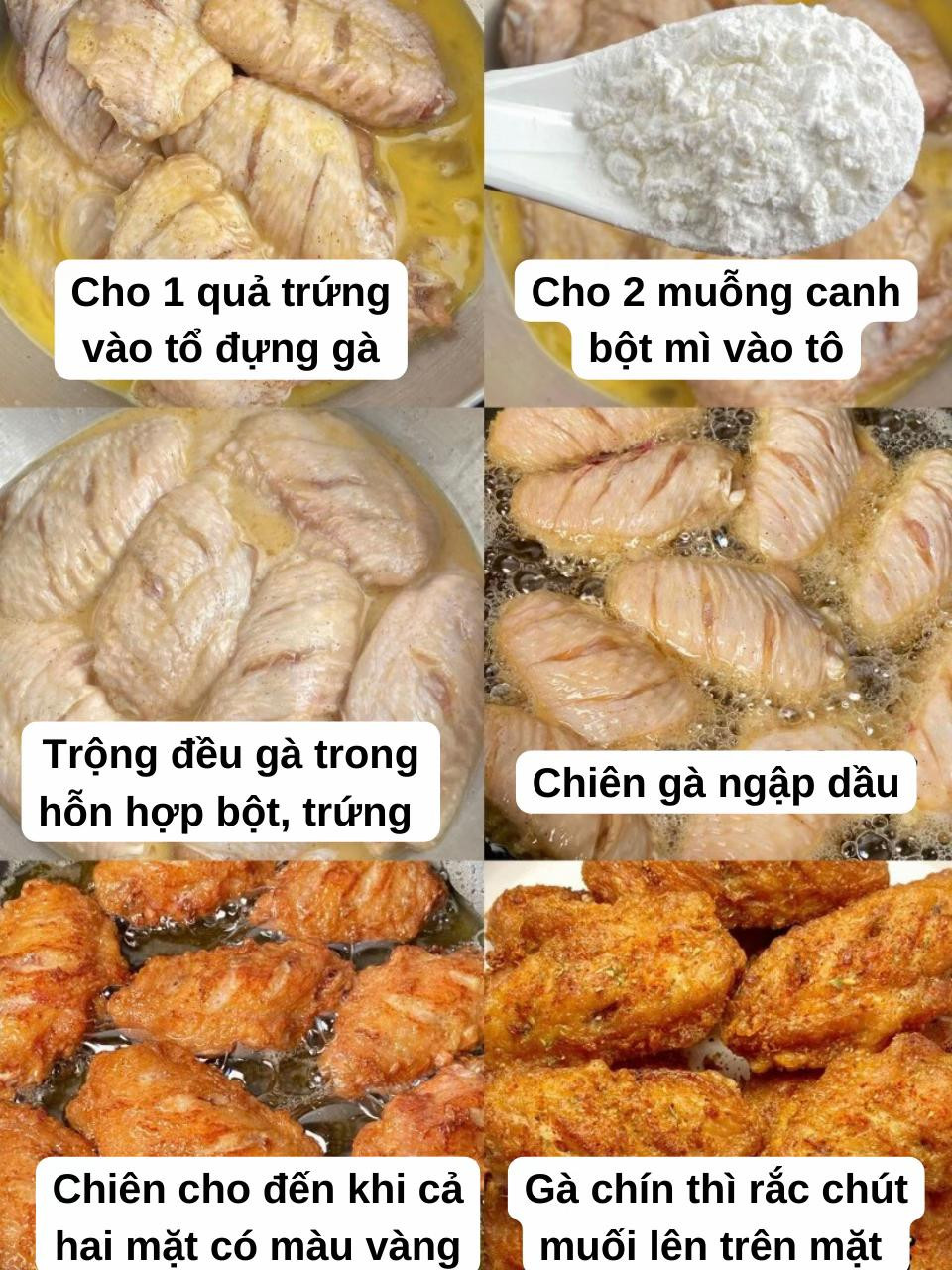 công thức gà chiên giòn ngon như kfc