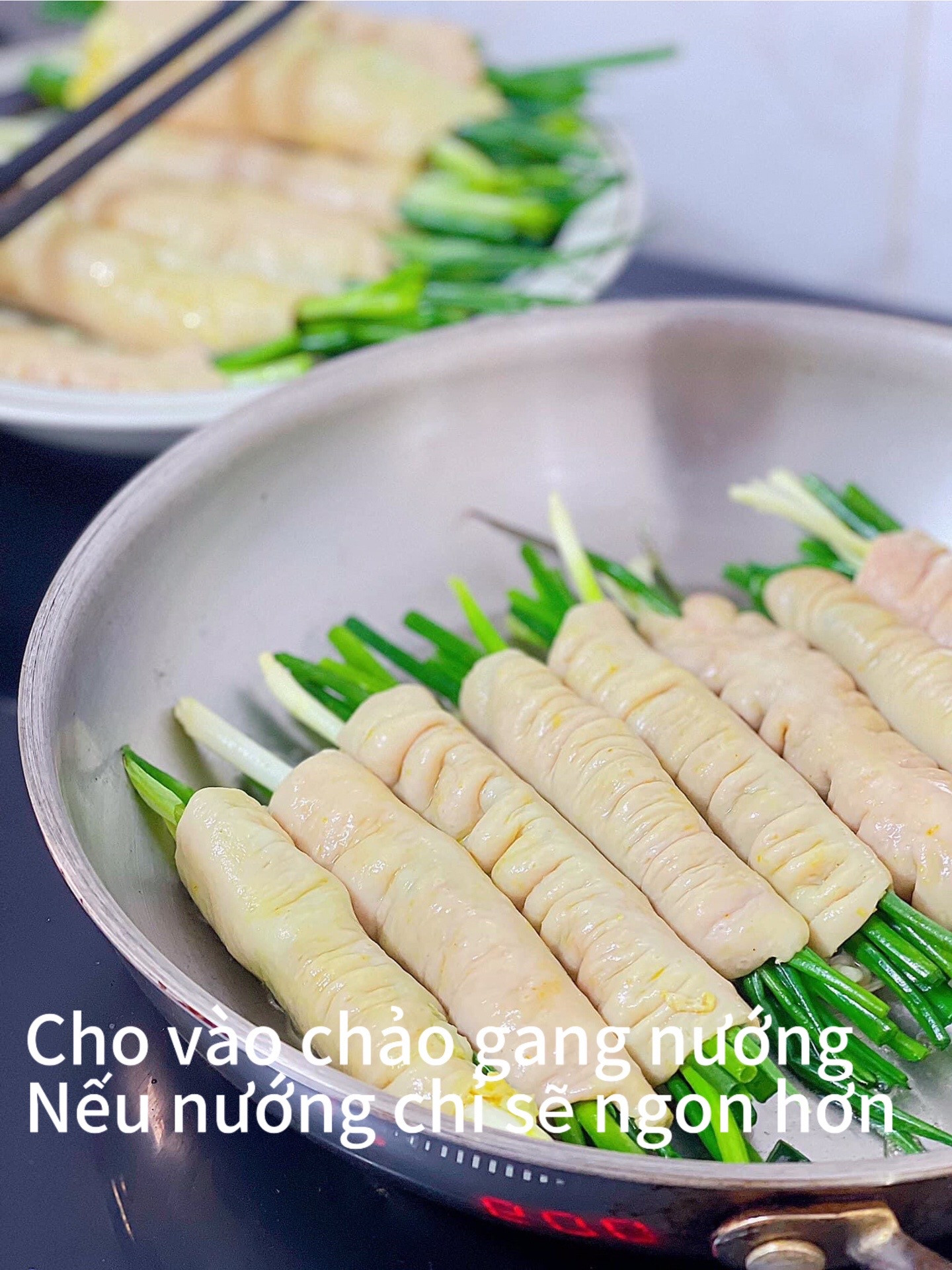 công thức khấu đuôi nhồi hành nướng