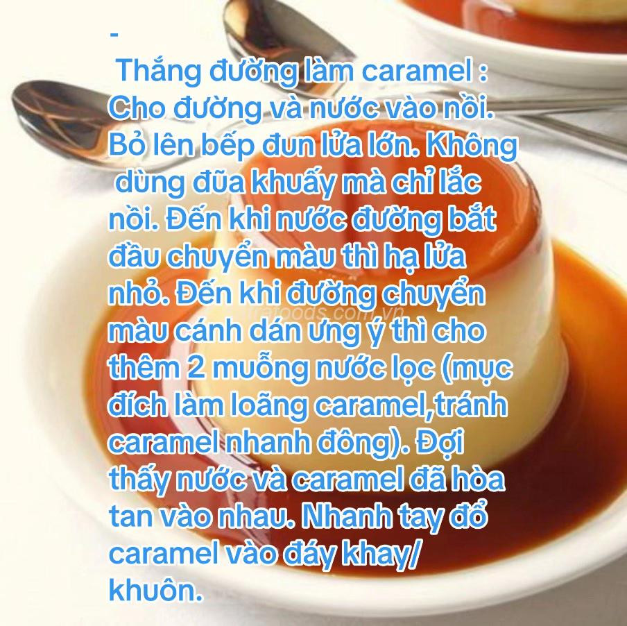 CÔNG THỨC LÀM BÁNH FLAN NGON - BẤT BẠI