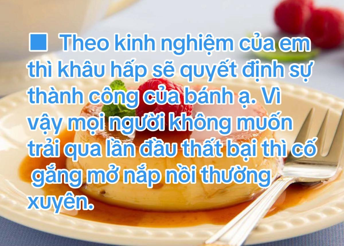 CÔNG THỨC LÀM BÁNH FLAN NGON - BẤT BẠI