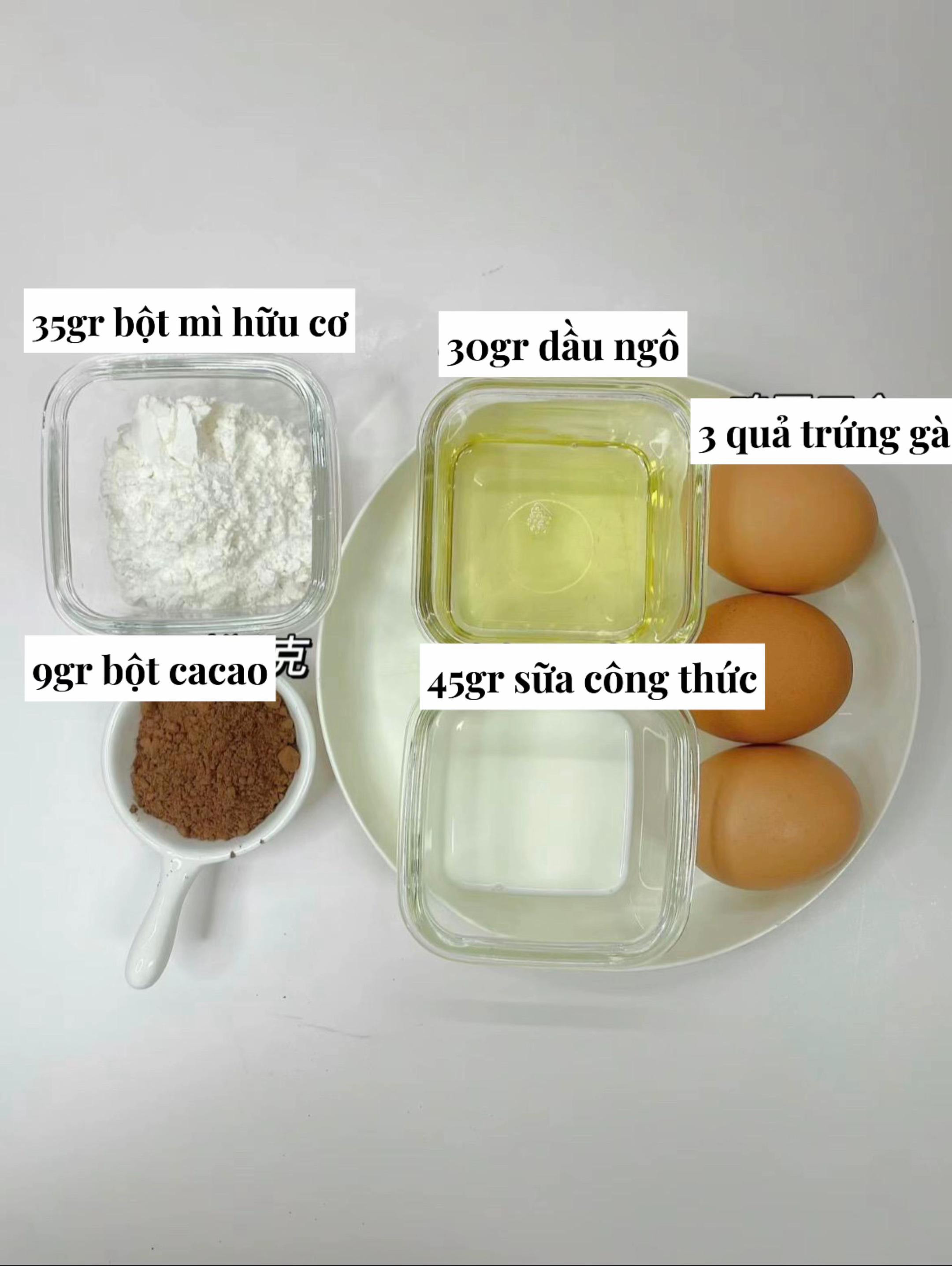 công thức làm bánh gato socola