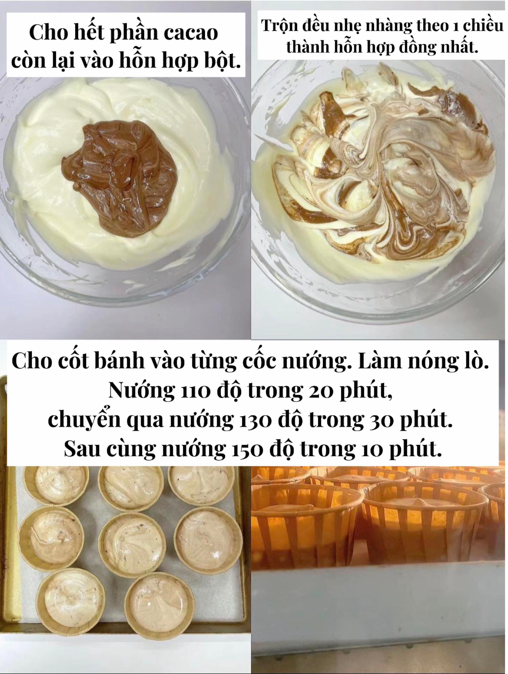 công thức làm bánh gato socola