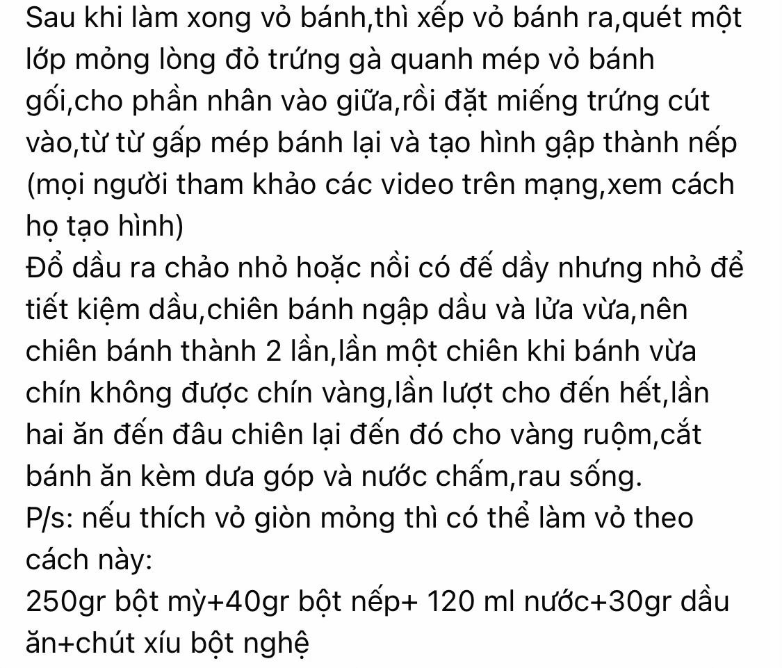 Công thức làm bánh gối thơm ngon tại nhà