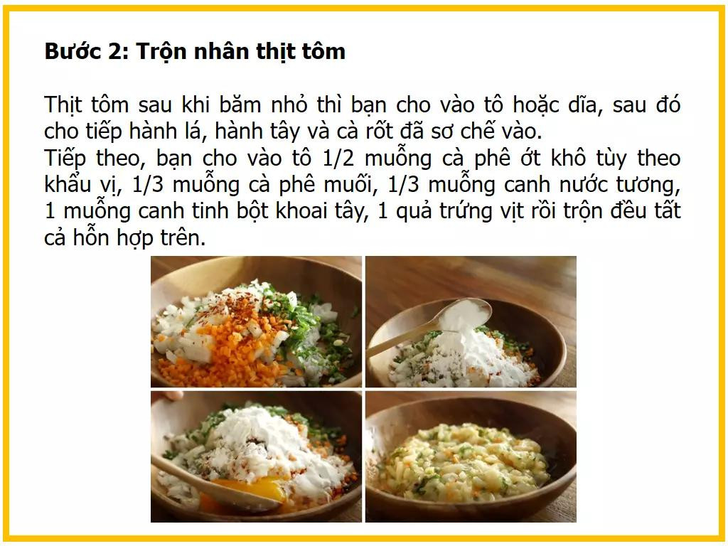 cống thức làm bí ngòi cuộn tôm