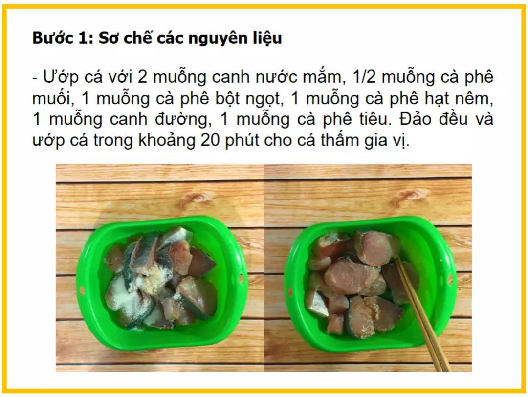 Công thức làm cá cam kho gừng