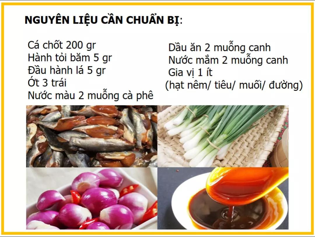 công thức làm cá chốt kho tiêu