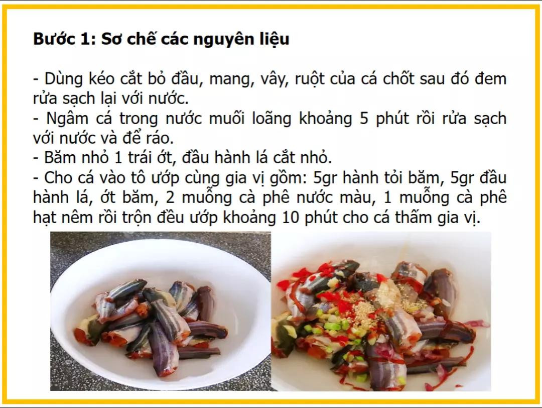 công thức làm cá chốt kho tiêu