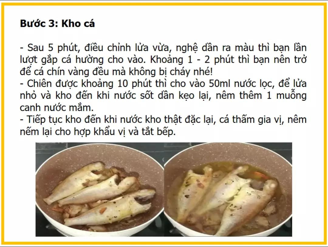 Công thức làm cá hường kho