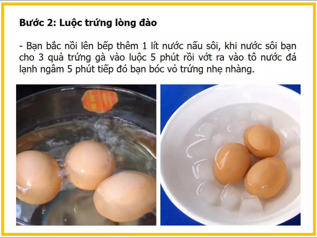 Công thức làm chả cá bọc trứng lòng đào