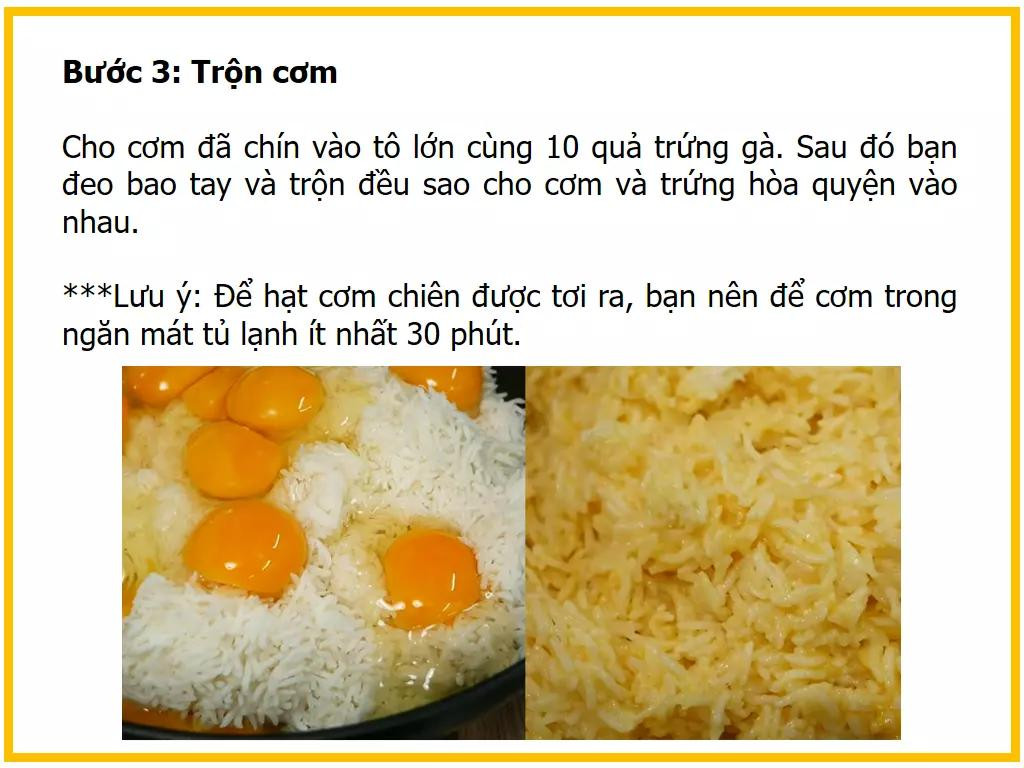 Công thức làm cơm chiên gà xé thập cẩm