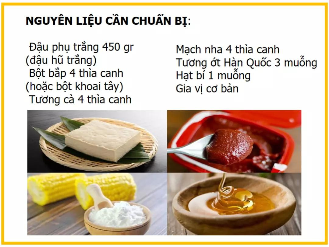 Công thức làm đậu phụ sốt cay