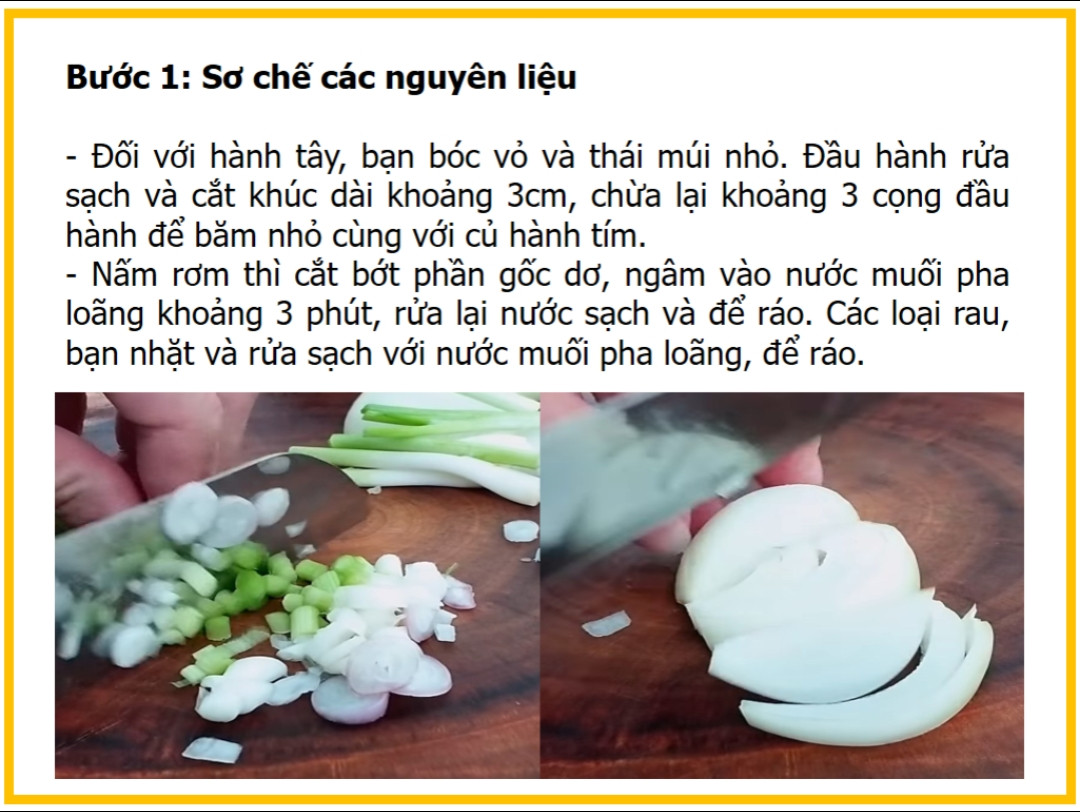 công thức làm lẩu cá lóc nấu nấm.