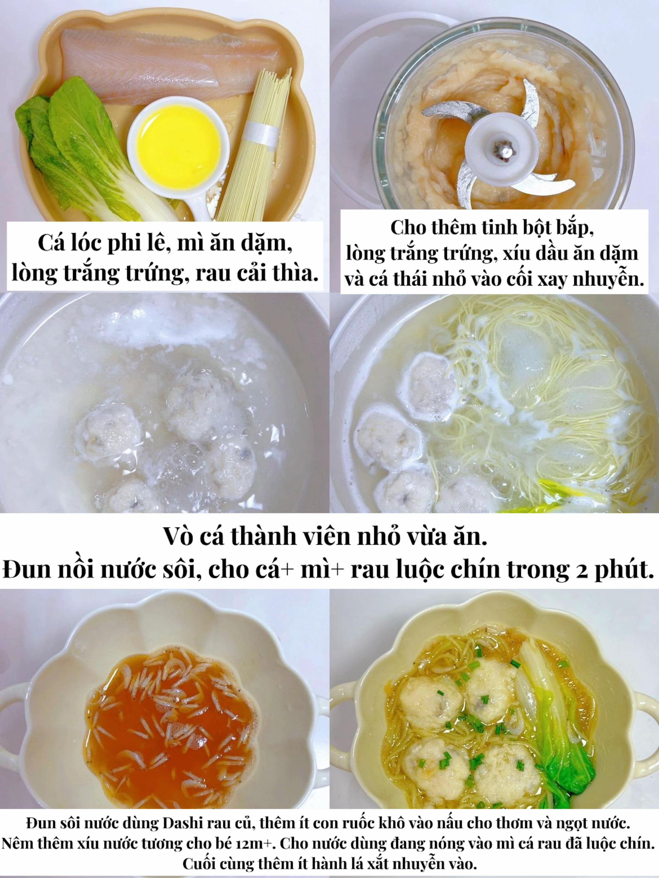 Công thức làm mì cá viên