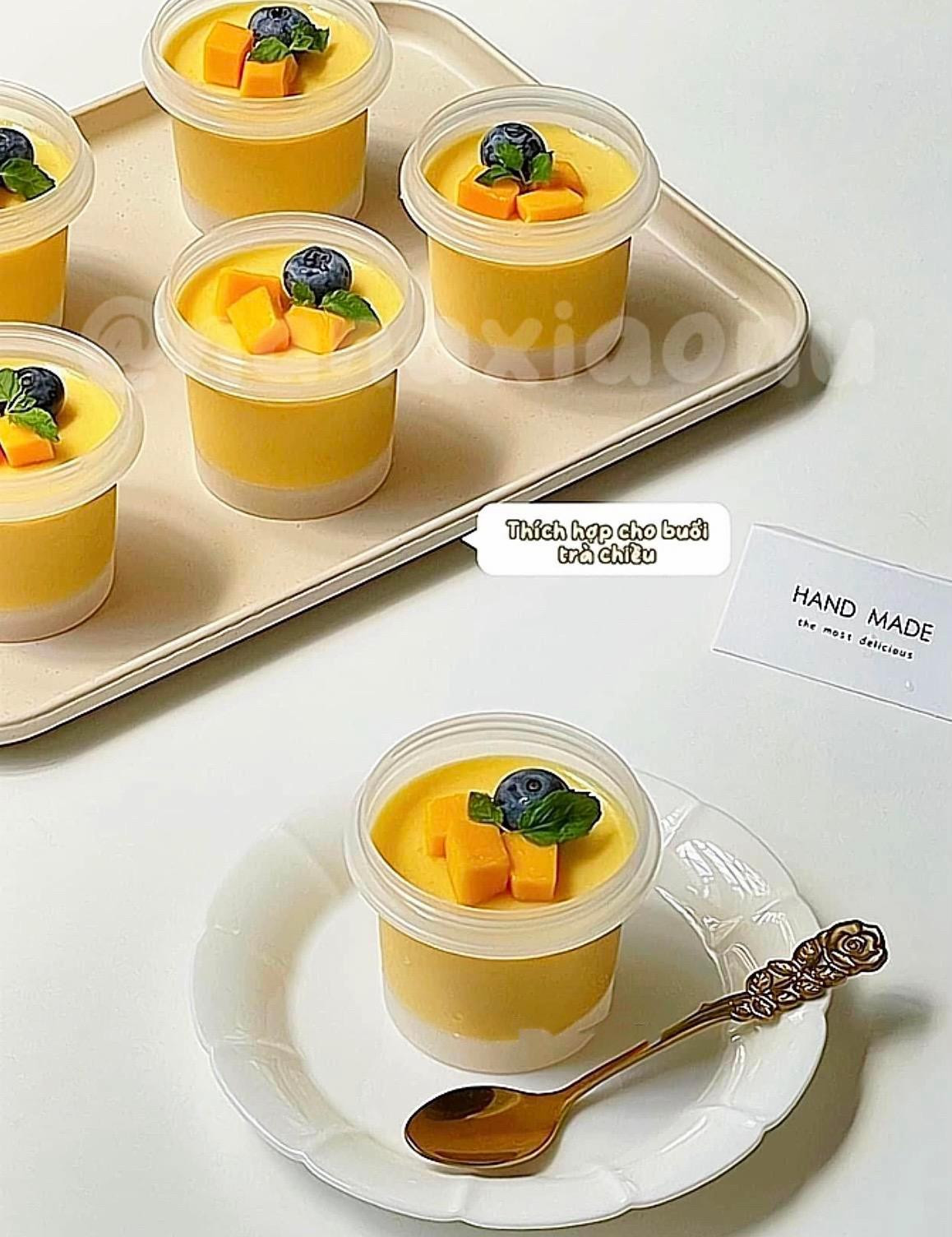 công thức làm pudding xoài