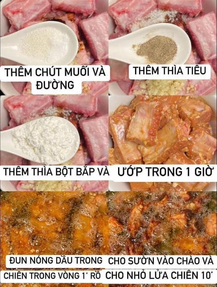 Công thức làm sườn ram siêu ngon.