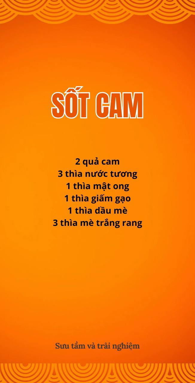 Công thức sốt gà chiên