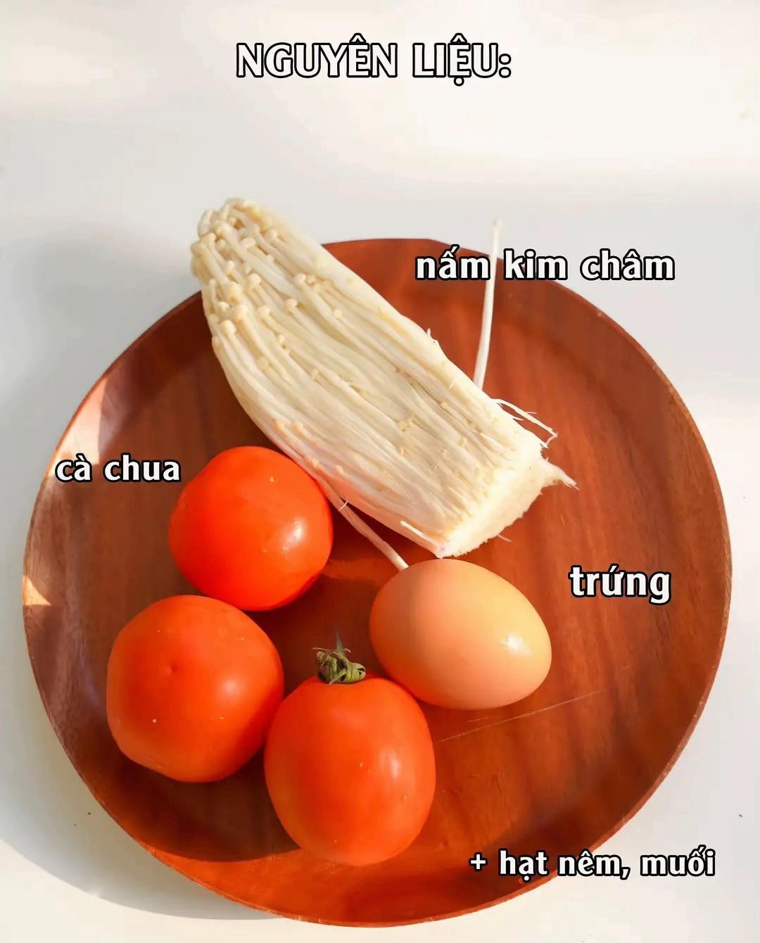 công thức soup trứng cà đẹp da