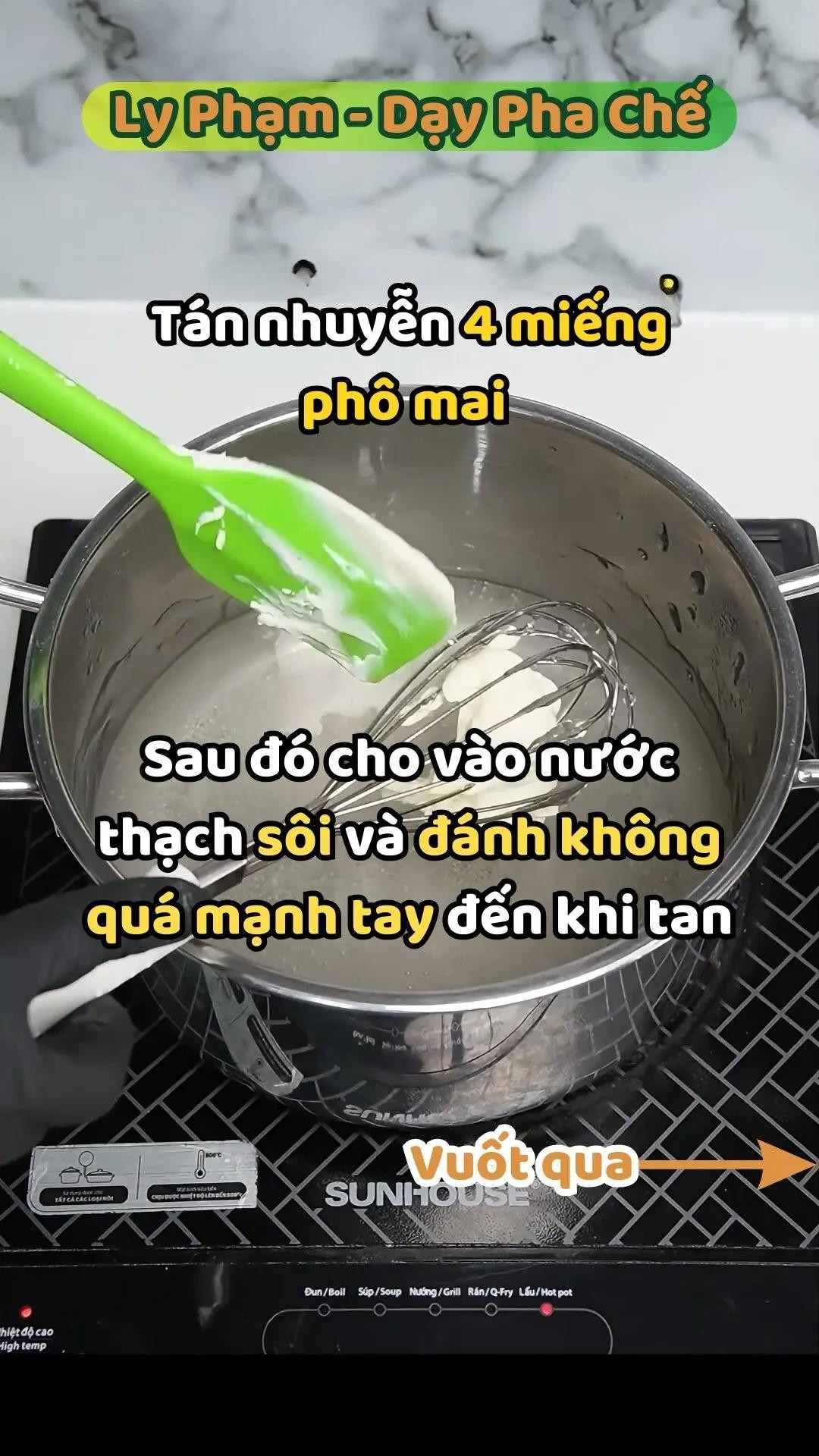 Công thức thạch phô mai jerrry